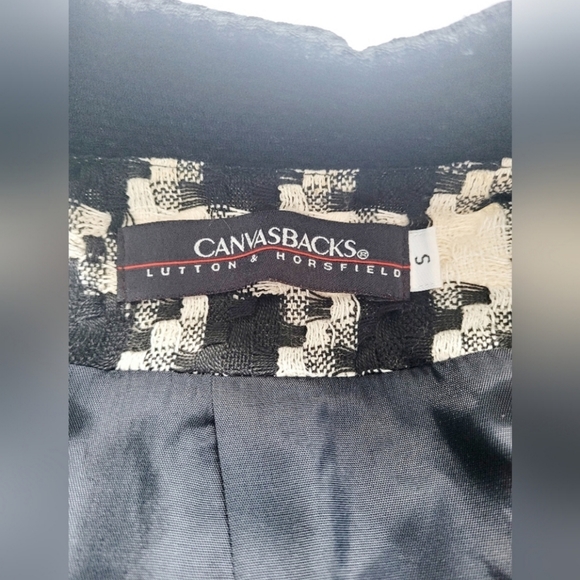 Canvasbacks Lutton & Horsfield Women's Patchwork Blazer Jacket Art-to-Wear Small - Picture 10 of 16